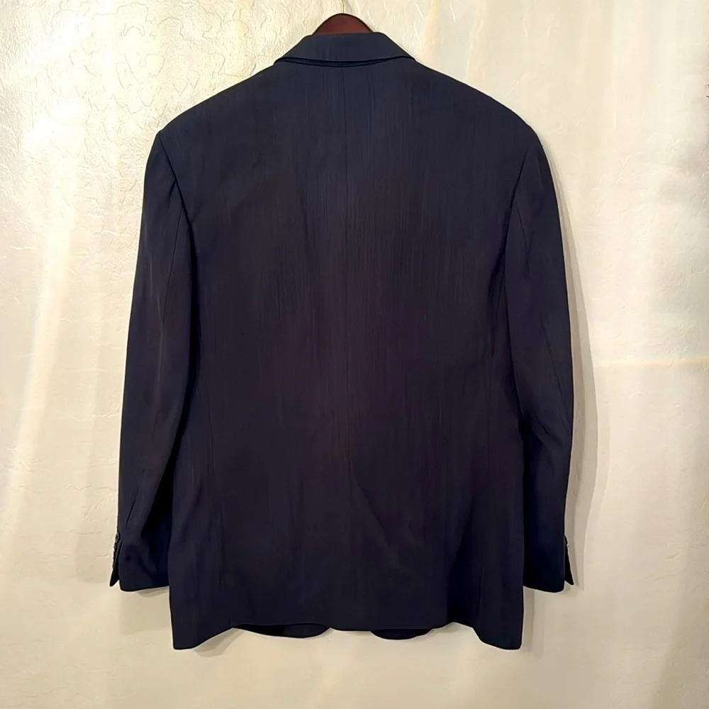 Bernini Signature Super‎ 100’s wool charcoal 4 button blazer